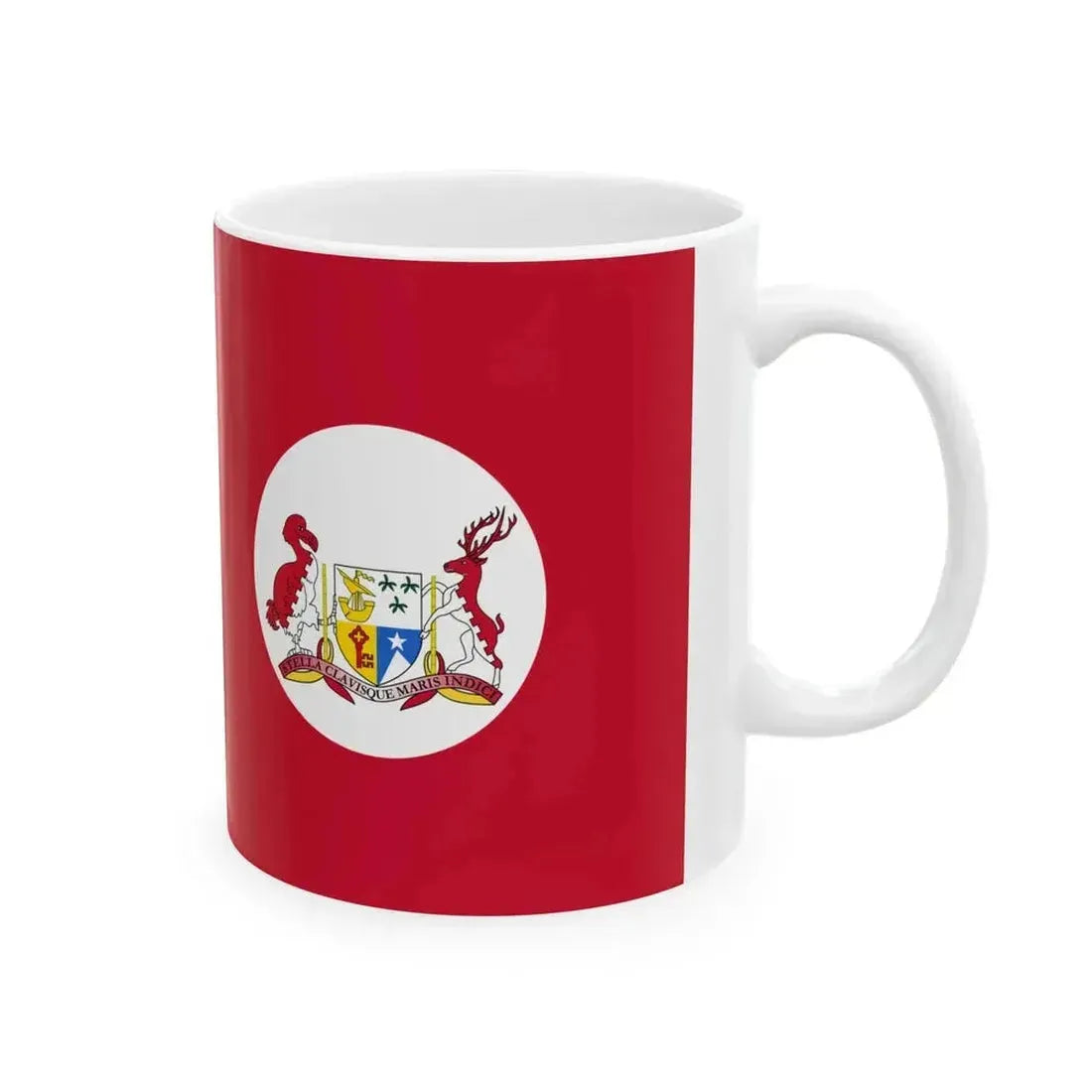Civil Ensign of Mauritius 1906-1968 (Mauritius) White Coffee Mug - Go Mug Yourself