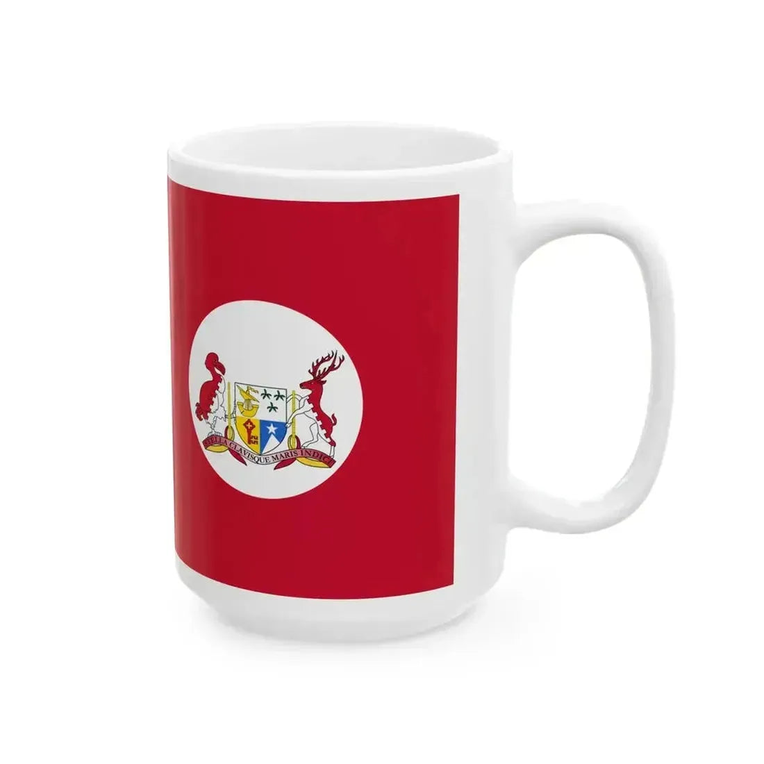 Civil Ensign of Mauritius 1906-1968 (Mauritius) White Coffee Mug - Go Mug Yourself