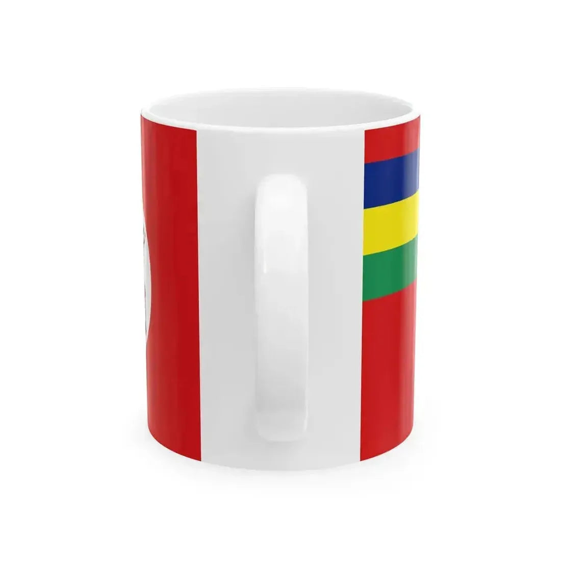 Civil Ensign of Mauritius (Mauritius) White Coffee Mug - Go Mug Yourself