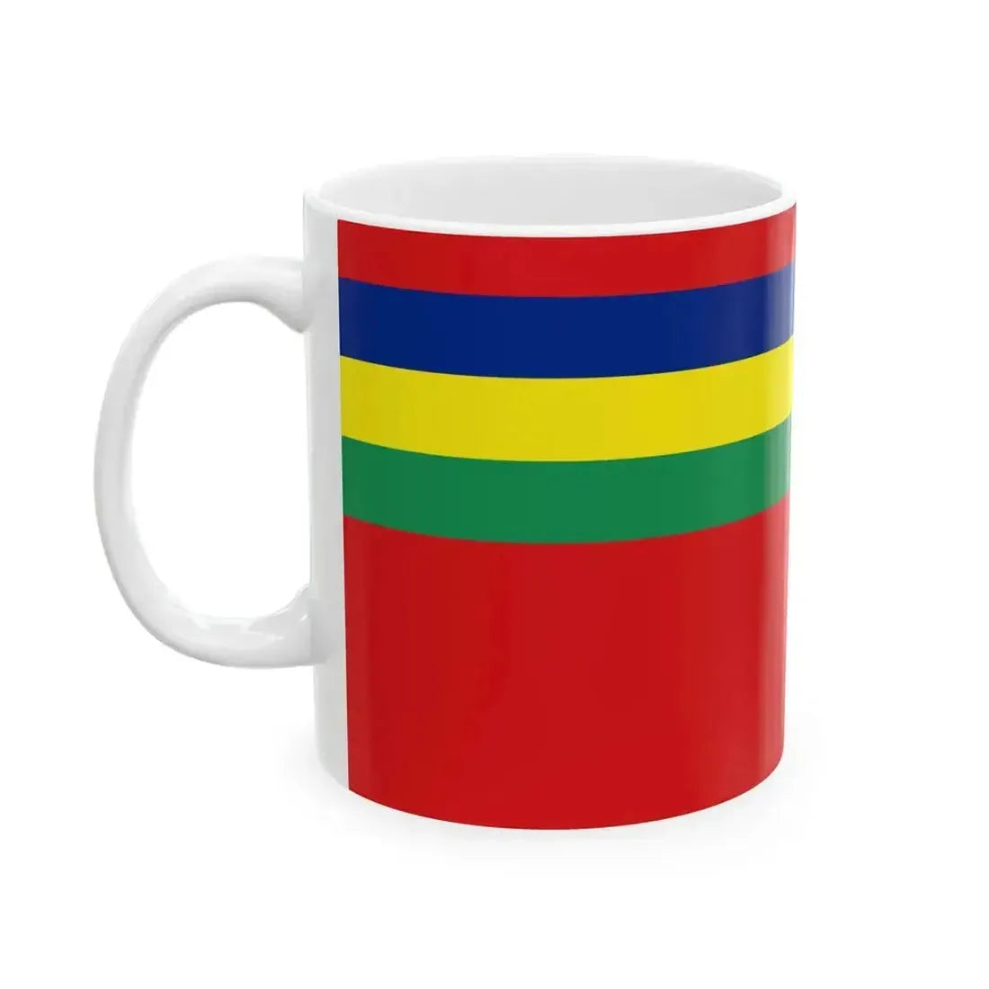Civil Ensign of Mauritius (Mauritius) White Coffee Mug - Go Mug Yourself