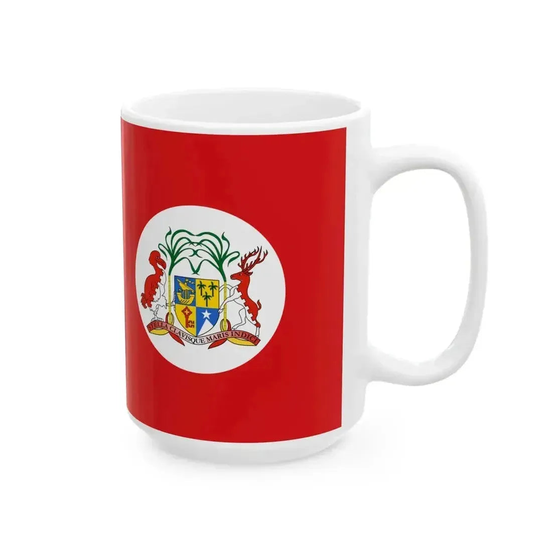 Civil Ensign of Mauritius (Mauritius) White Coffee Mug - Go Mug Yourself