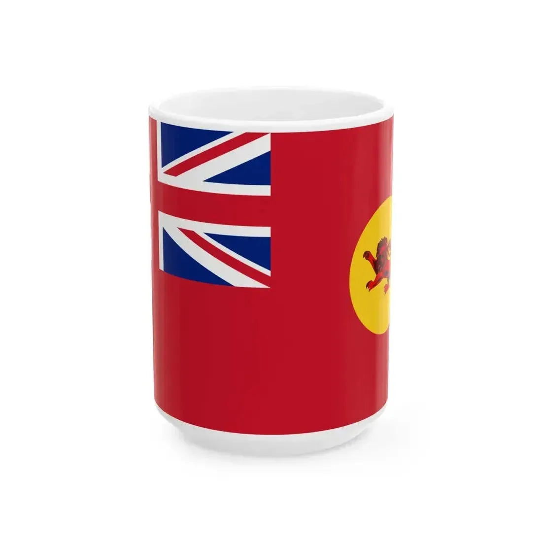 Civil Ensign of North Borneo 1902-1946 (Malaysia) White Coffee Mug 15oz - Go Mug Yourself