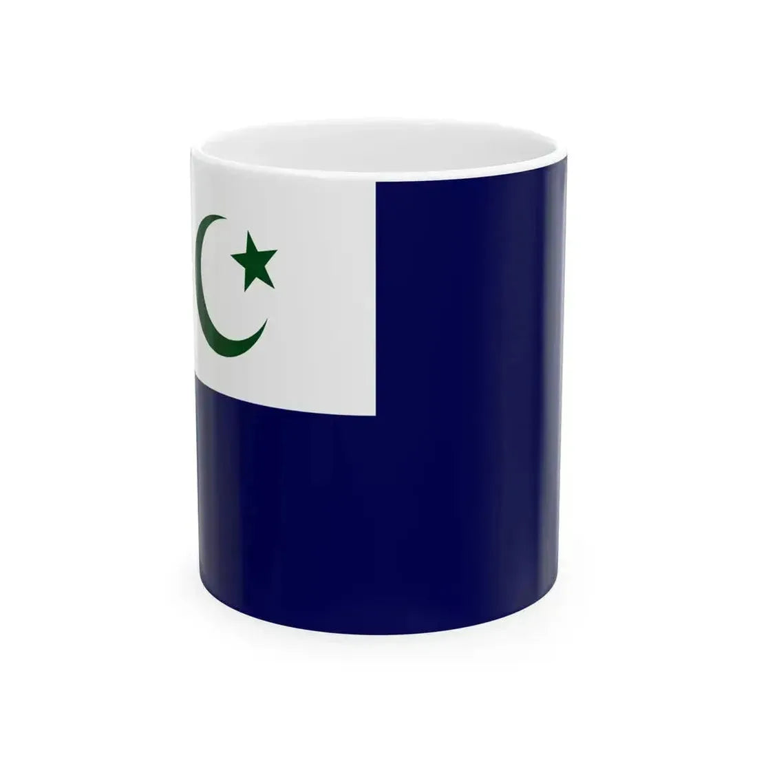 Civil Ensign of Pakistan 1956-1958 (Pakistan) White Coffee Mug 11oz - Go Mug Yourself