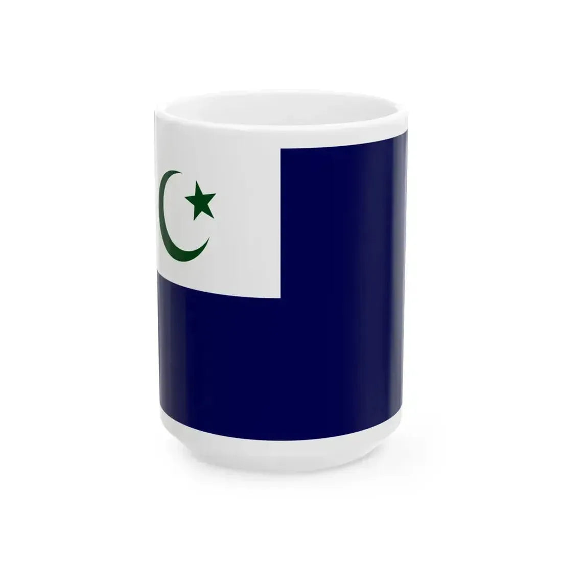 Civil Ensign of Pakistan 1956-1958 (Pakistan) White Coffee Mug 15oz - Go Mug Yourself