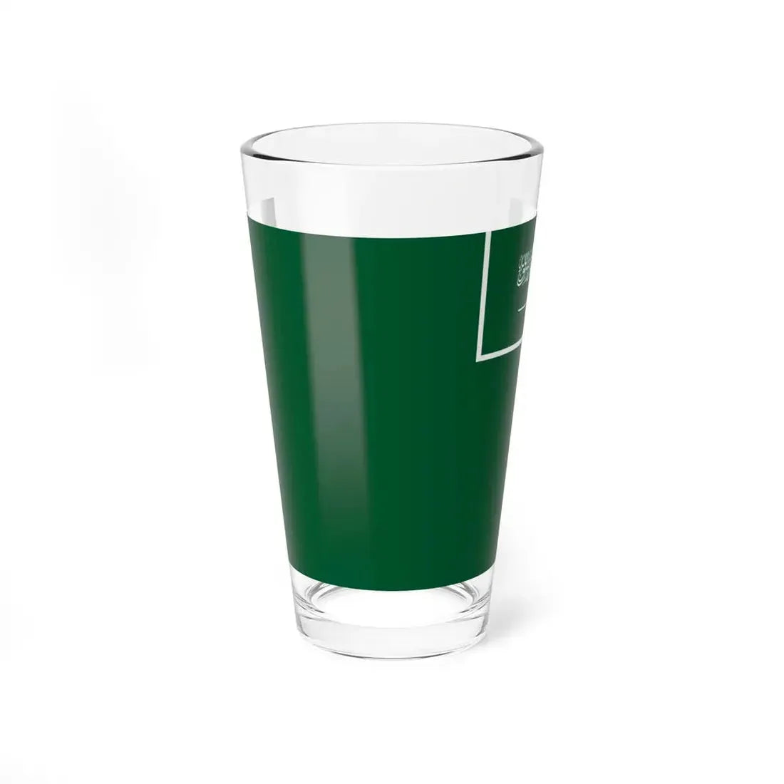 Civil Ensign of Saudi Arabia obverse (Saudi Arabia) Pint Glass 16oz 16oz - Go Mug Yourself