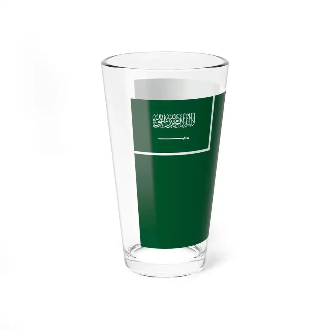 Civil Ensign of Saudi Arabia (Saudi Arabia) Pint Glass 16oz - Go Mug Yourself
