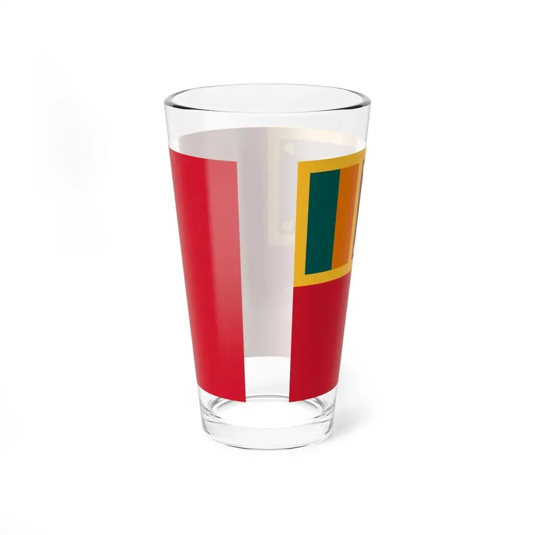 Civil Ensign of Sri Lanka (Sri Lanka) Pint Glass 16oz - Go Mug Yourself