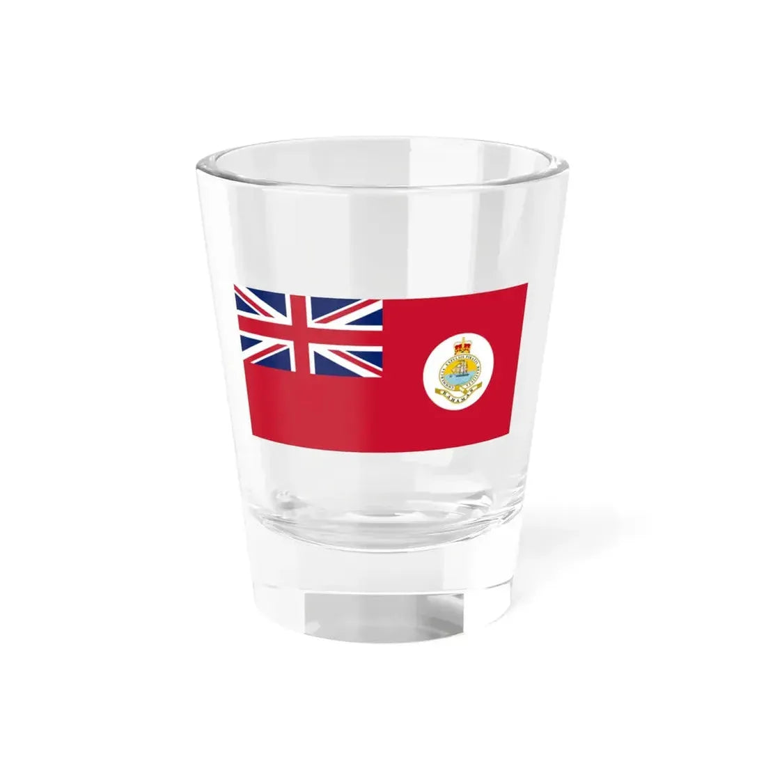 Civil Ensign of the Bahamas 1869-1904 (Bahamas) Shot Glass 1.5oz 1.5oz - Go Mug Yourself