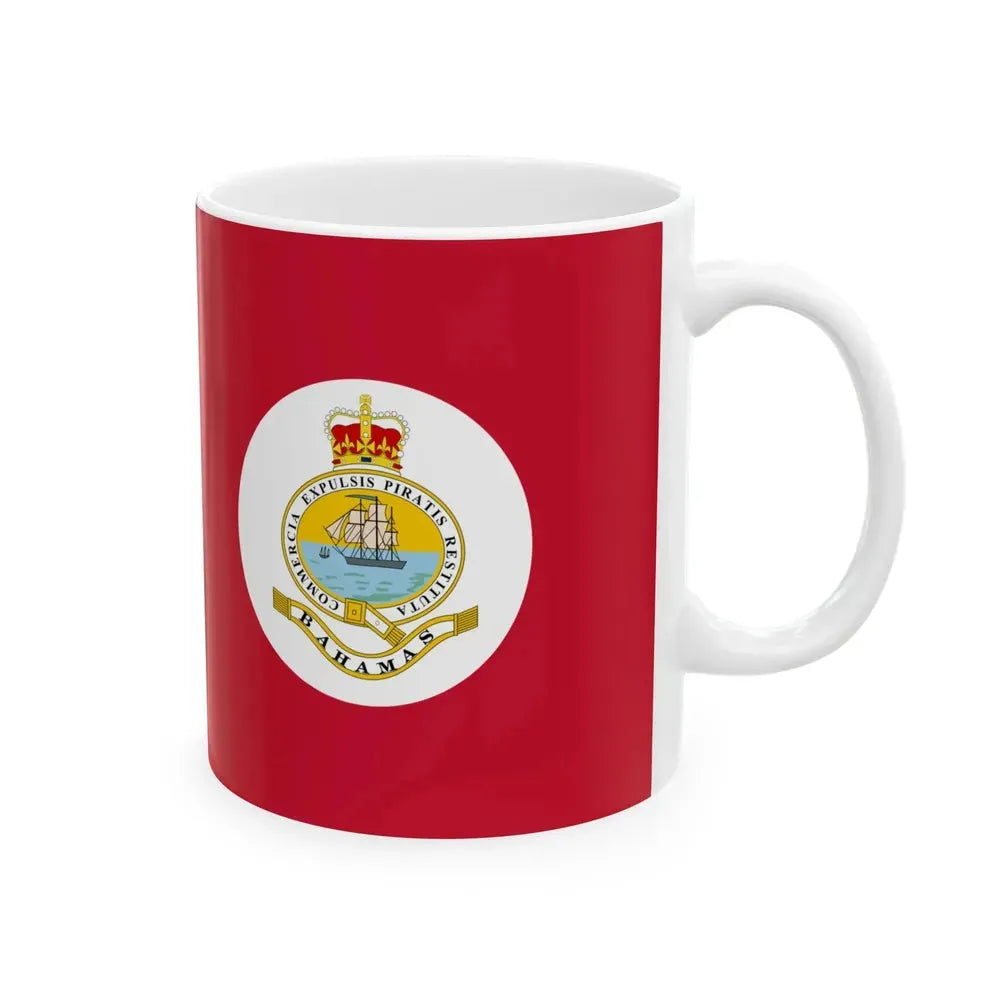 Civil Ensign of the Bahamas 1869-1904 (Bahamas) White Coffee Mug - Go Mug Yourself