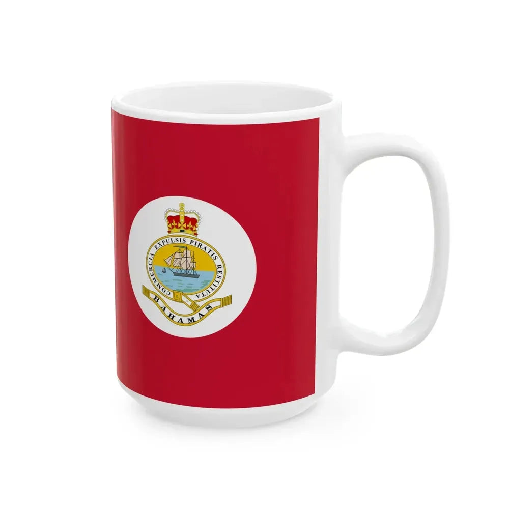 Civil Ensign of the Bahamas 1869-1904 (Bahamas) White Coffee Mug - Go Mug Yourself