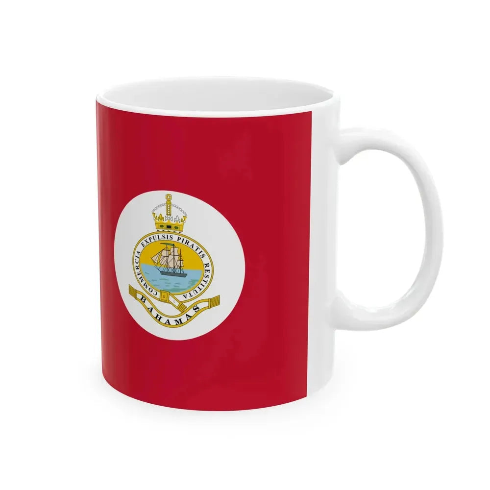 Civil Ensign of the Bahamas 1904-1923 (Bahamas) White Coffee Mug - Go Mug Yourself