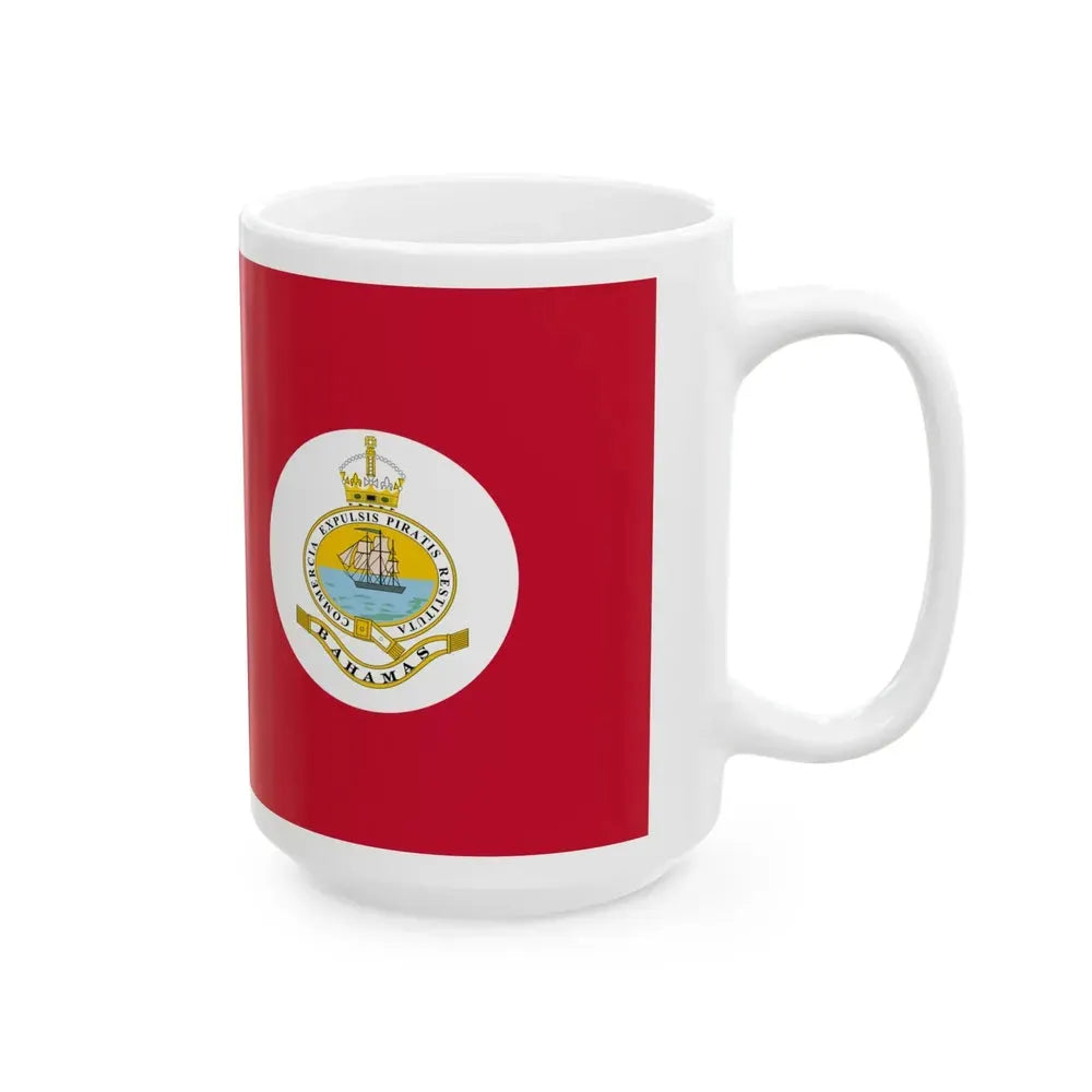 Civil Ensign of the Bahamas 1904-1923 (Bahamas) White Coffee Mug - Go Mug Yourself