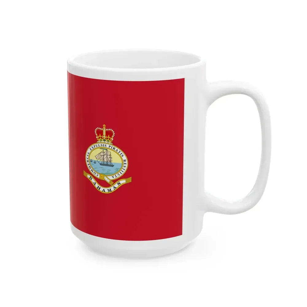 Civil Ensign of the Bahamas 1953-1964 (Bahamas) White Coffee Mug - Go Mug Yourself