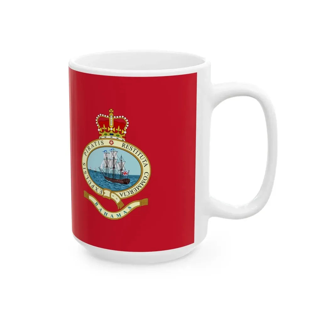 Civil Ensign of the Bahamas 1964-1973 (Bahamas) White Coffee Mug - Go Mug Yourself