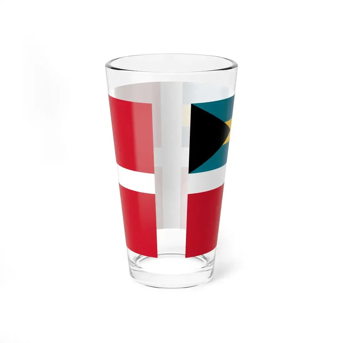 Civil Ensign of the Bahamas (Bahamas) Pint Glass 16oz - Go Mug Yourself