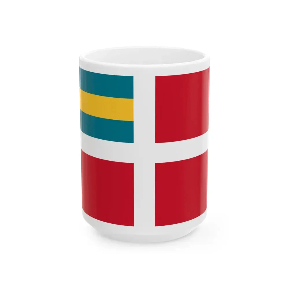 Civil Ensign of the Bahamas (Bahamas) White Coffee Mug 15oz - Go Mug Yourself