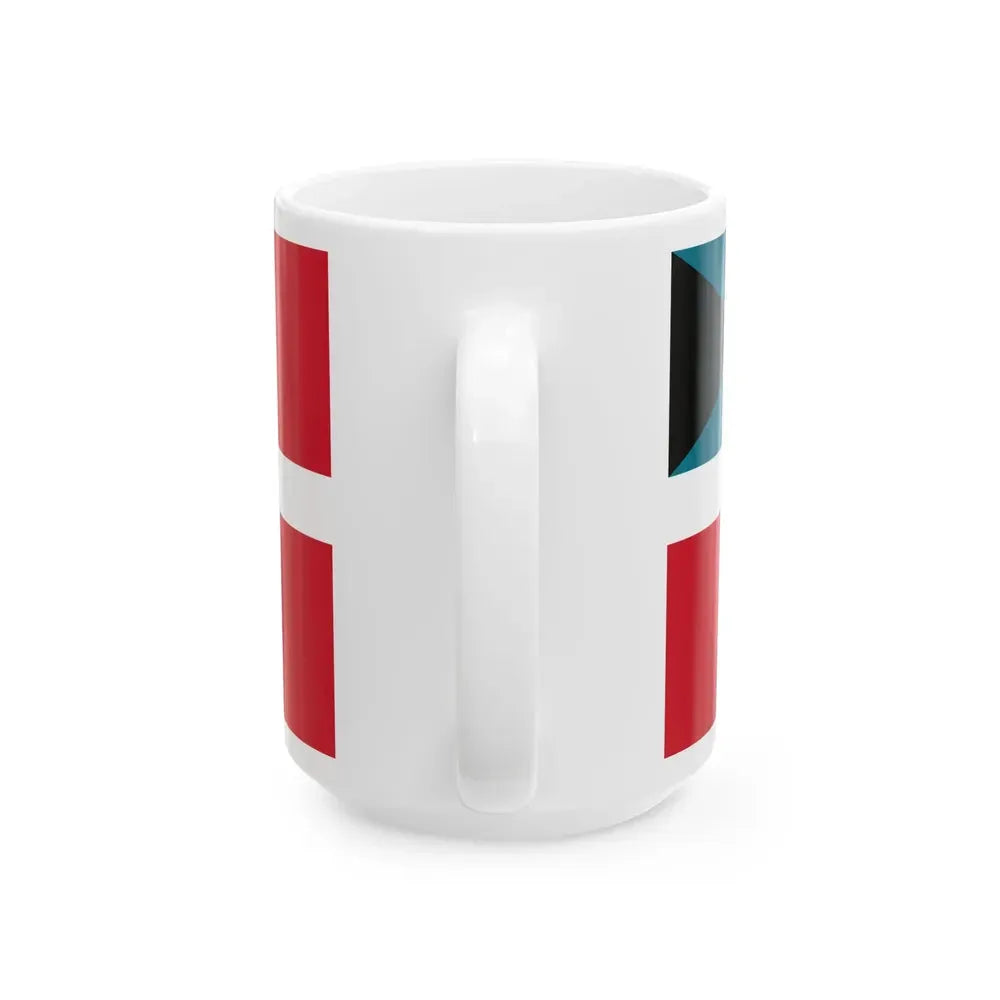 Civil Ensign of the Bahamas (Bahamas) White Coffee Mug - Go Mug Yourself