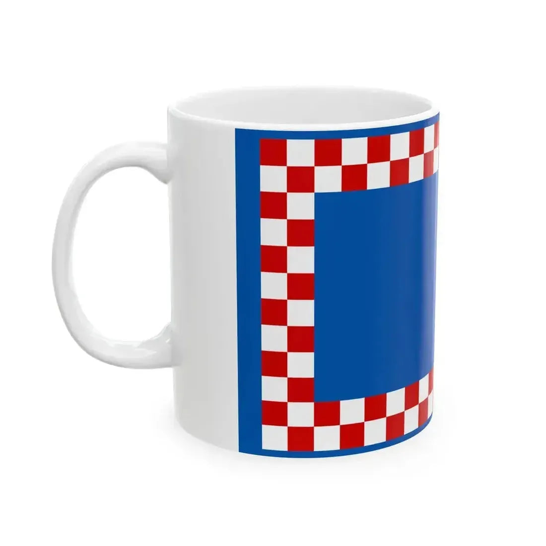 Civil ensign of the Kingdom of Naples 1811 (Italy) White Coffee Mug - Go Mug Yourself