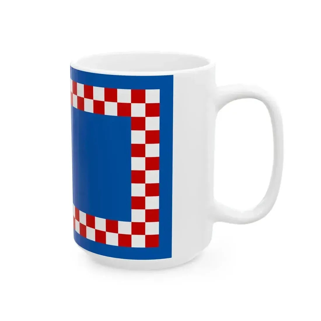 Civil ensign of the Kingdom of Naples 1811 (Italy) White Coffee Mug - Go Mug Yourself