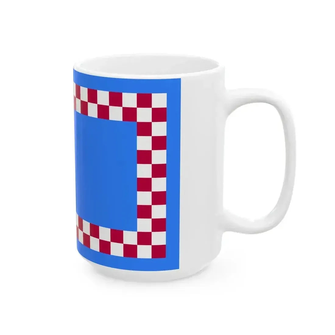 Civil ensign of the Kingdom of Naples 1811 - type 2 (Italy) White Coffee Mug - Go Mug Yourself