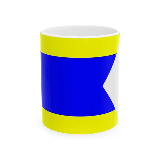 Civil ensign of the Ryukyu Islands 1952-1967 (Japan) White Coffee Mug 11oz - Go Mug Yourself