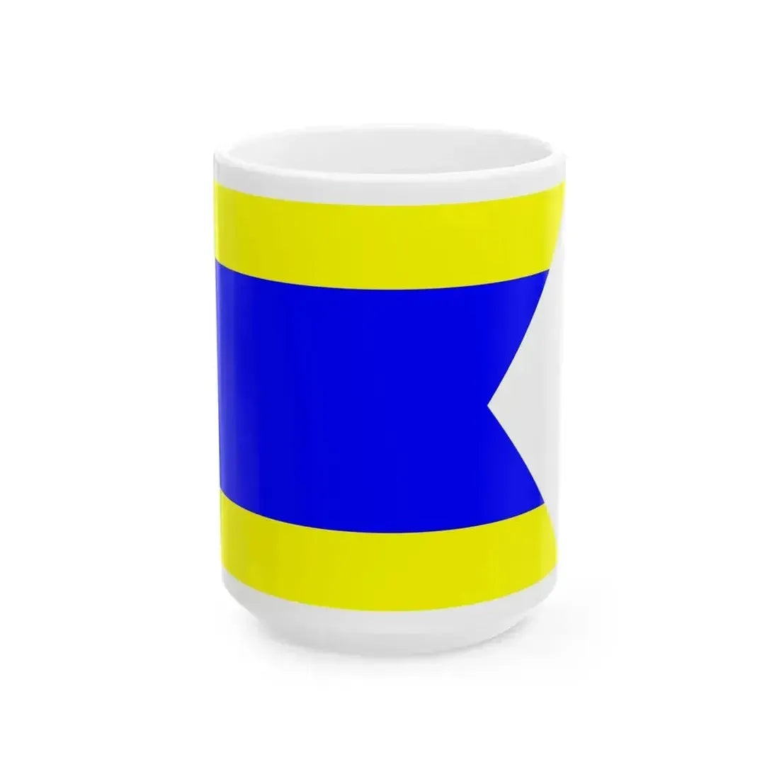 Civil ensign of the Ryukyu Islands 1952-1967 (Japan) White Coffee Mug 15oz - Go Mug Yourself