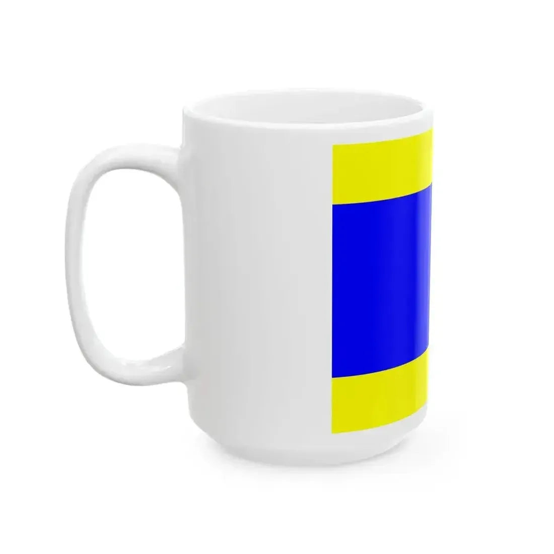 Civil ensign of the Ryukyu Islands 1952-1967 (Japan) White Coffee Mug - Go Mug Yourself