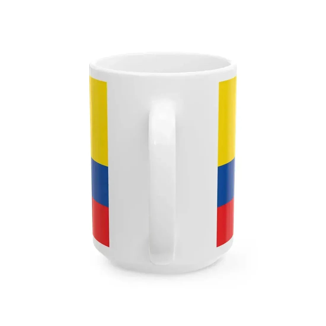 Civil flag and ensign of Ecuador 1900-2009 (Ecuador) White Coffee Mug - Go Mug Yourself