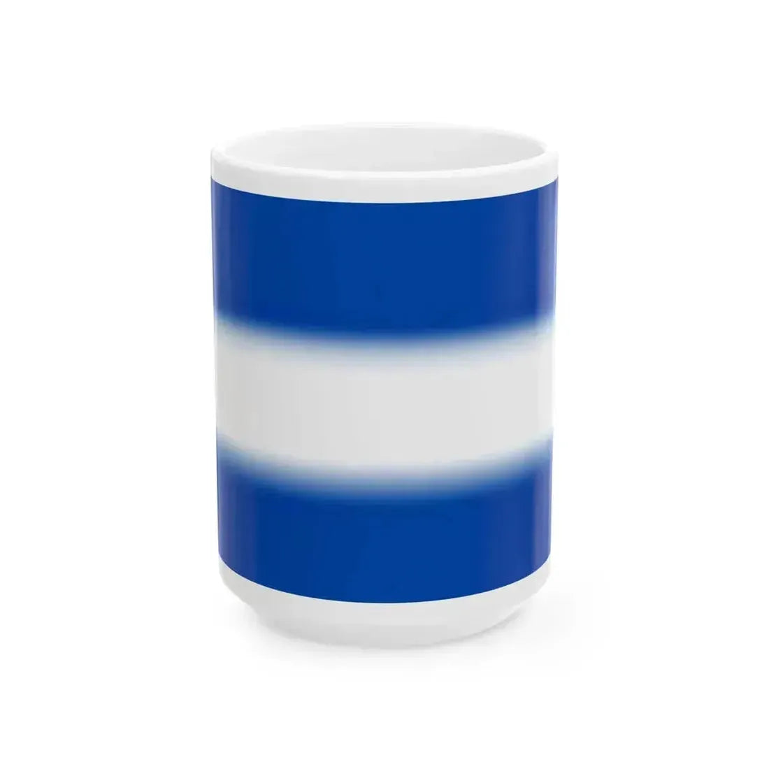 Civil Flag of El Salvador (El Salvador) White Coffee Mug 15oz - Go Mug Yourself