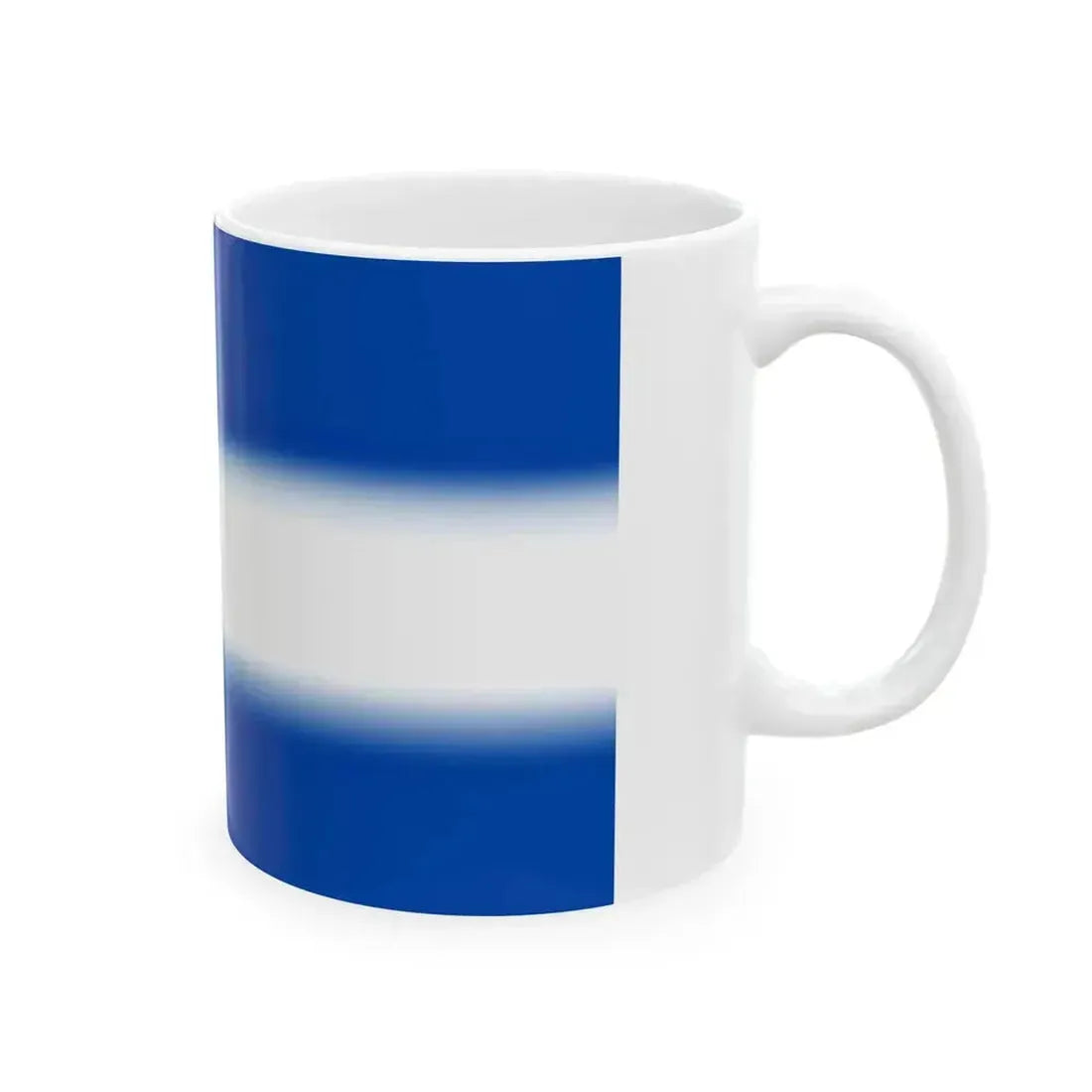 Civil Flag of El Salvador (El Salvador) White Coffee Mug - Go Mug Yourself