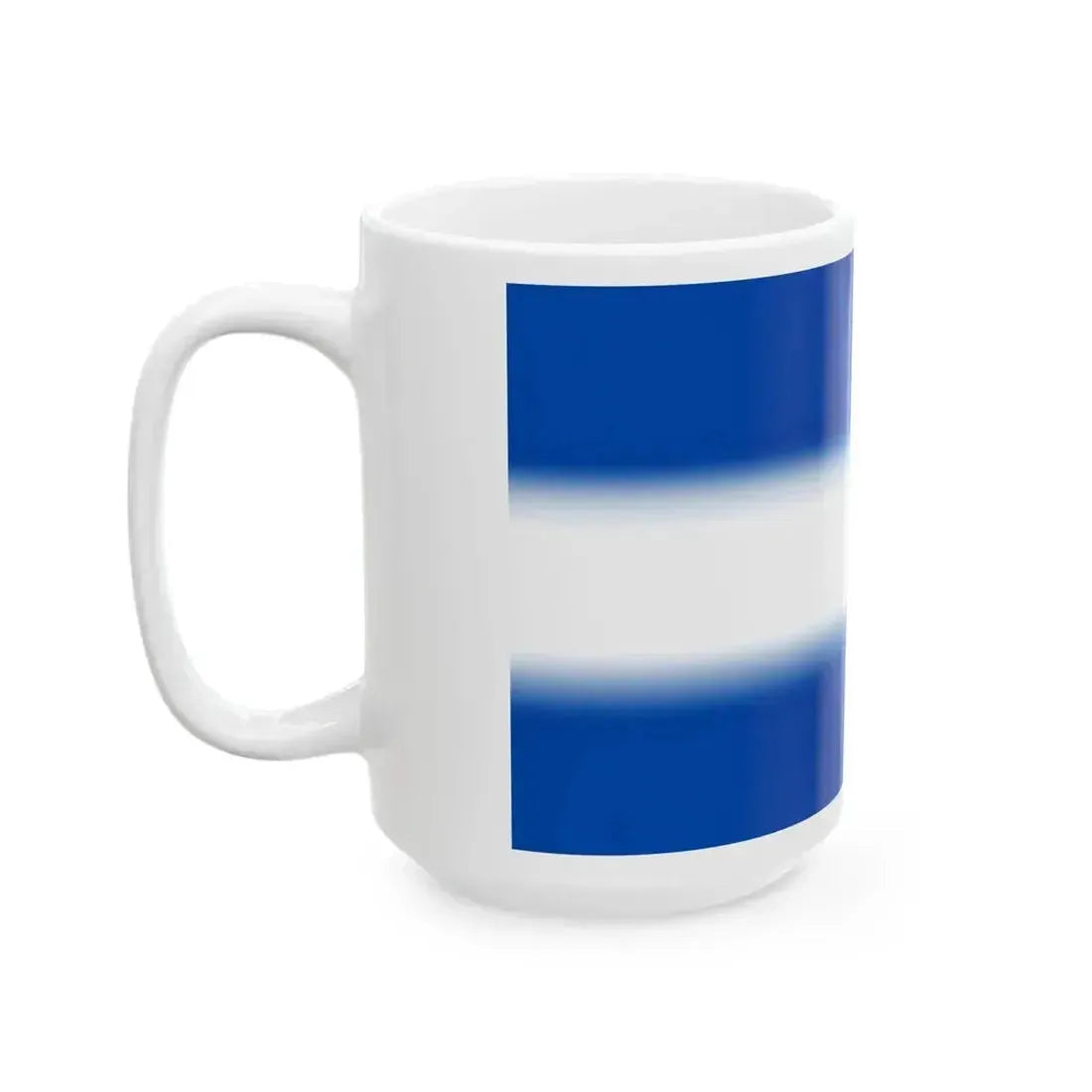 Civil Flag of El Salvador (El Salvador) White Coffee Mug - Go Mug Yourself