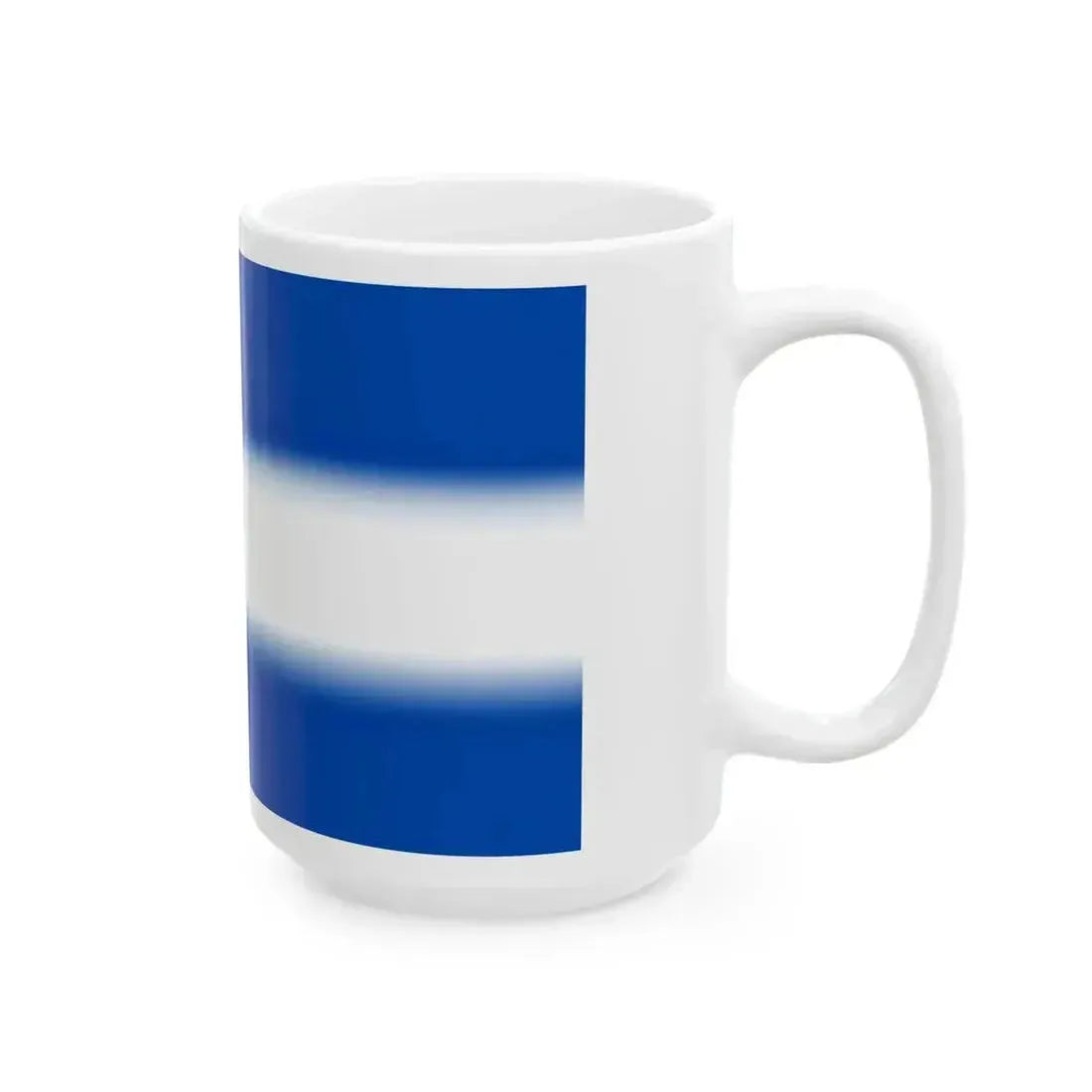 Civil Flag of El Salvador (El Salvador) White Coffee Mug - Go Mug Yourself