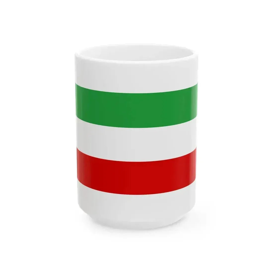Civil flag of Iran 1933-1964 (Iran) White Coffee Mug 15oz - Go Mug Yourself