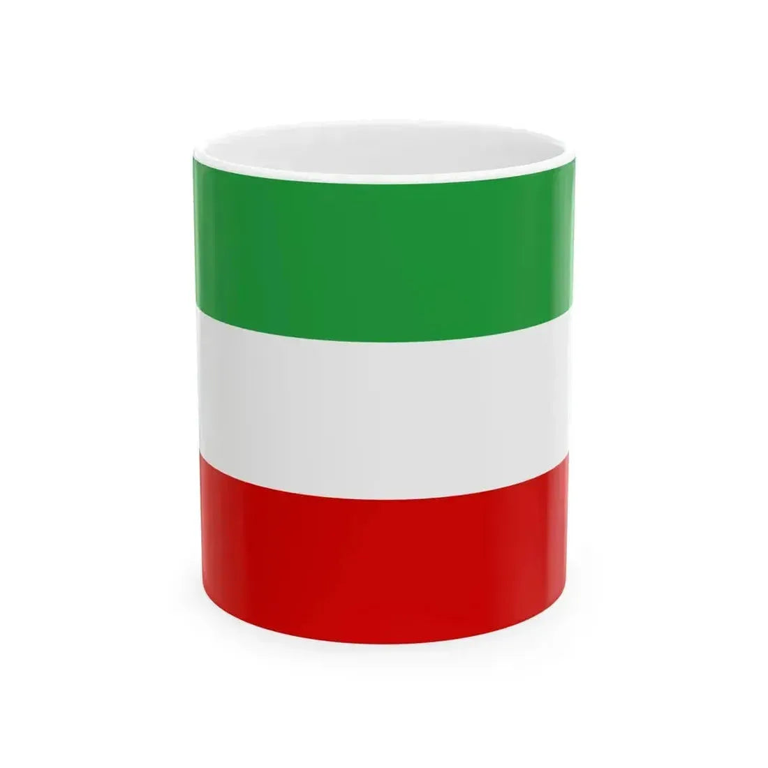 Civil flag of Iran 1964-1980 (Iran) White Coffee Mug 11oz - Go Mug Yourself
