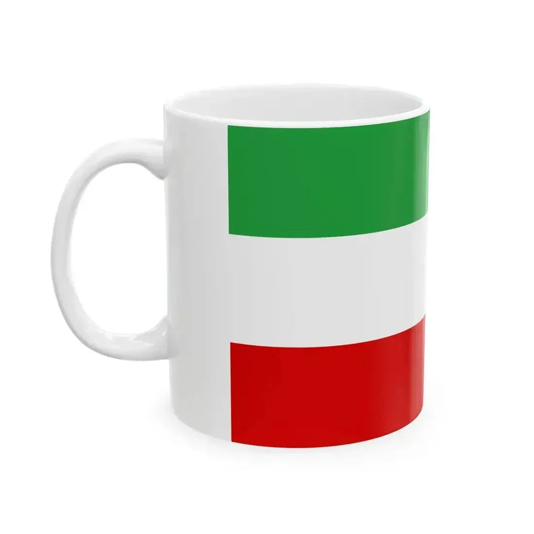 Civil flag of Iran 1964-1980 (Iran) White Coffee Mug - Go Mug Yourself