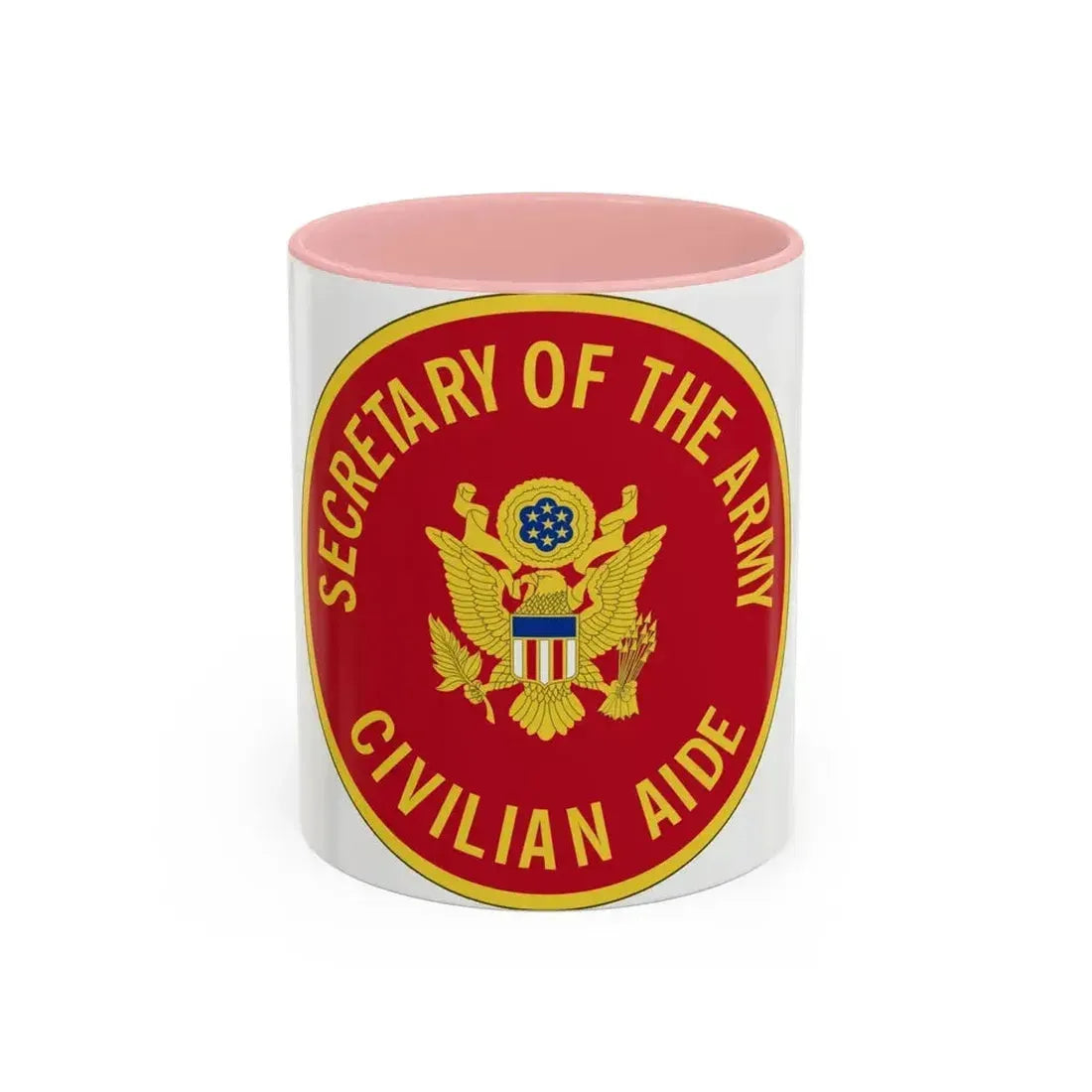 Civilian Aide to the Secretary of the (U.S. Army) Accent Coffee Mug 11oz Pink - Go Mug Yourself