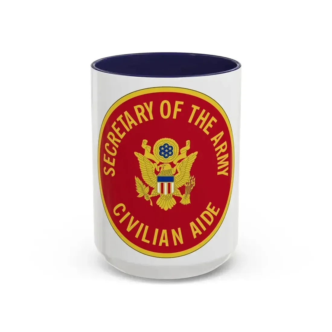 Civilian Aide to the Secretary of the (U.S. Army) Accent Coffee Mug 15oz Navy - Go Mug Yourself