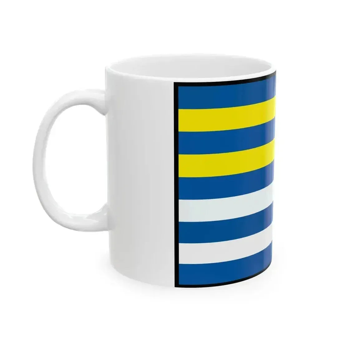 Ciz Rimavska Sobota Flag (Slovakia) White Coffee Mug - Go Mug Yourself