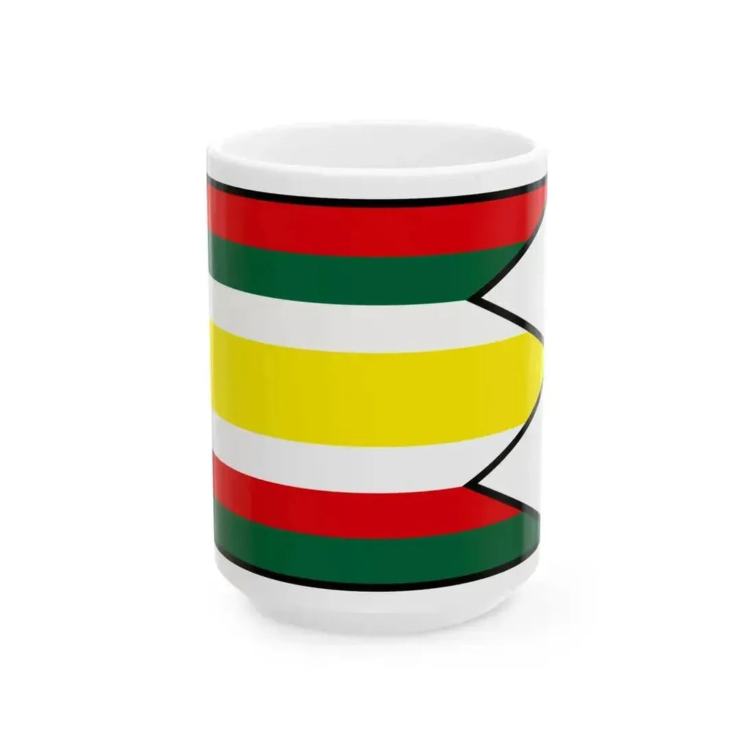 Cizatice Kosice Okolie Flag (Slovakia) White Coffee Mug 15oz - Go Mug Yourself