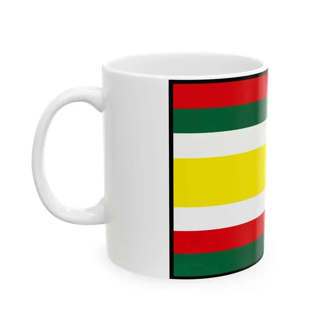 Cizatice Kosice Okolie Flag (Slovakia) White Coffee Mug - Go Mug Yourself
