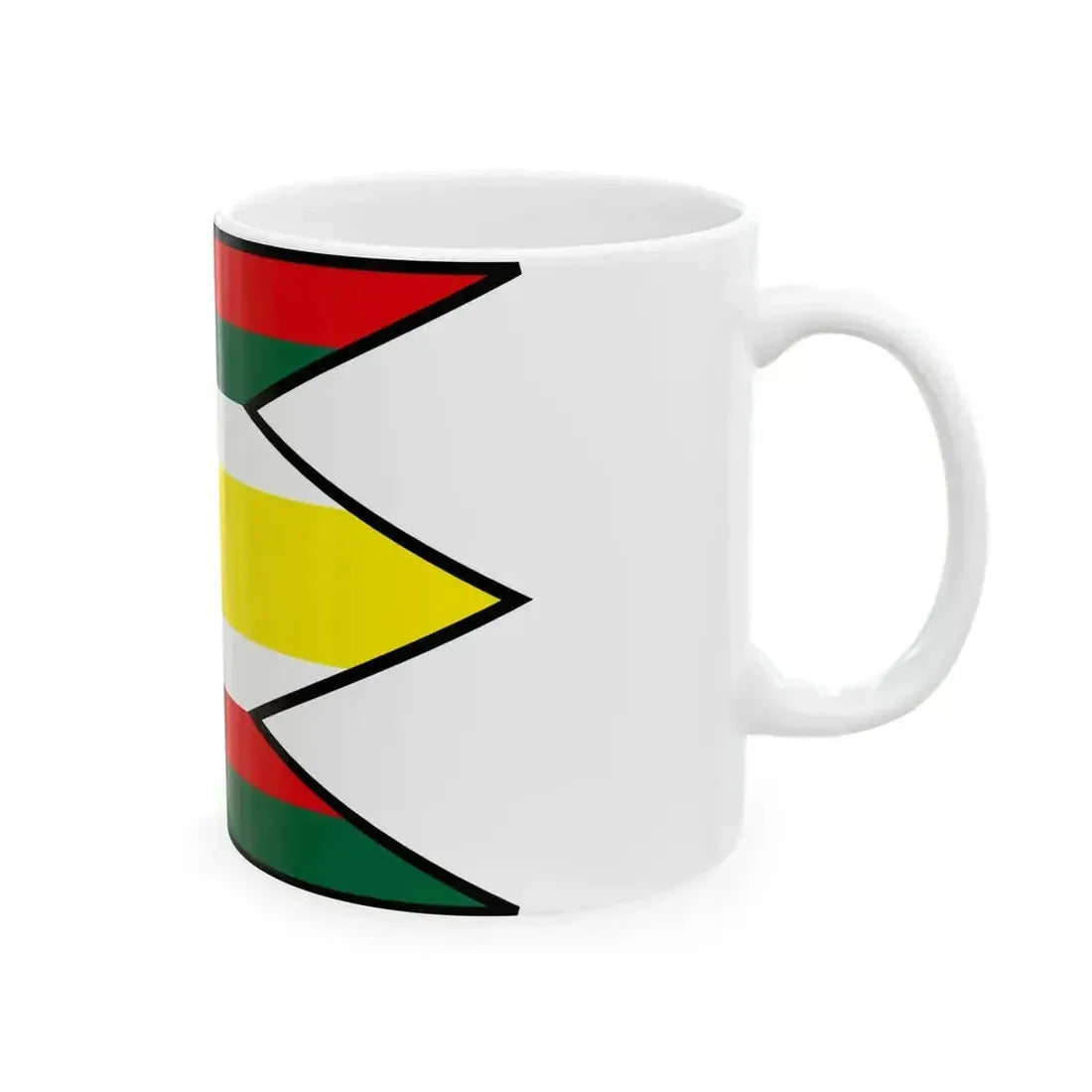Cizatice Kosice Okolie Flag (Slovakia) White Coffee Mug - Go Mug Yourself