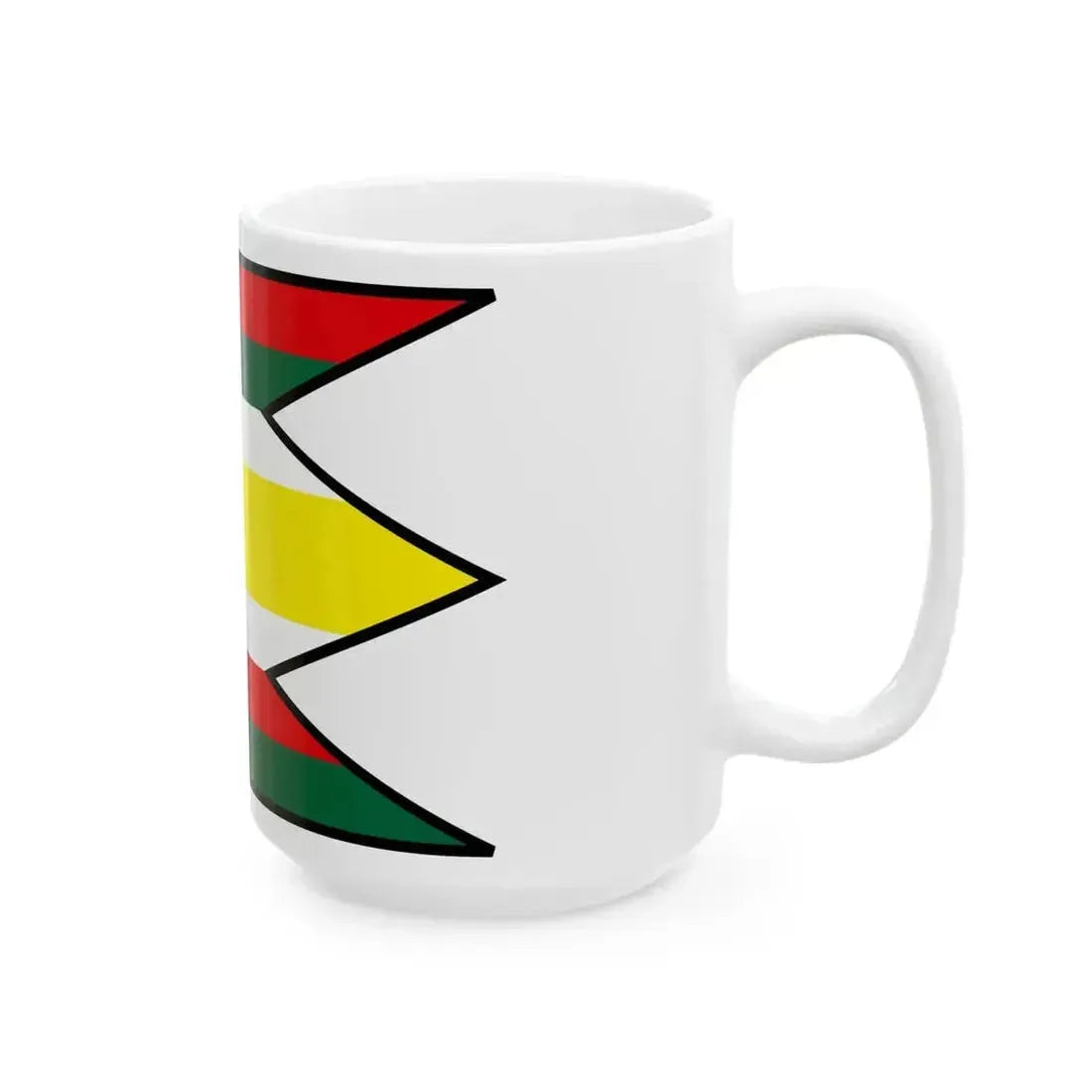 Cizatice Kosice Okolie Flag (Slovakia) White Coffee Mug - Go Mug Yourself