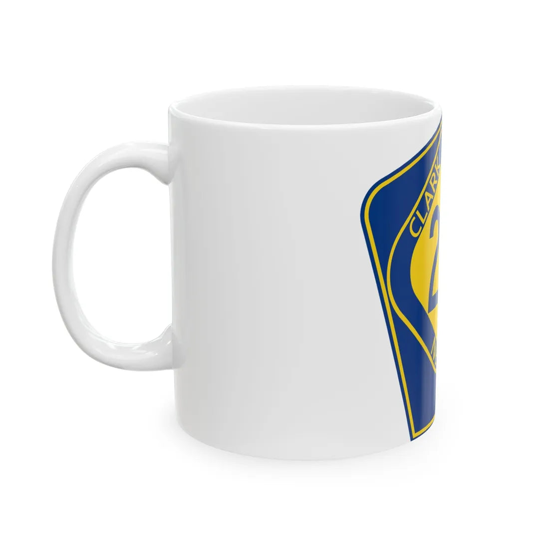 Clark County Route 215 NV (Nevada) (Road Sign) White Coffee Mug - Go Mug Yourself