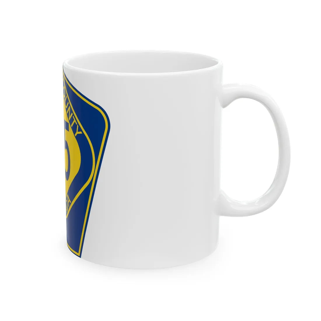 Clark County Route 215 NV (Nevada) (Road Sign) White Coffee Mug - Go Mug Yourself