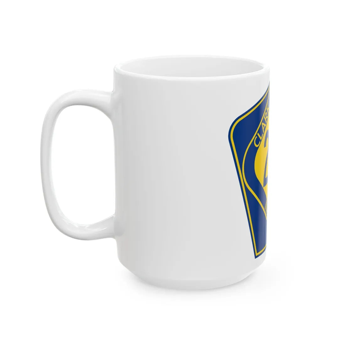 Clark County Route 215 NV (Nevada) (Road Sign) White Coffee Mug - Go Mug Yourself