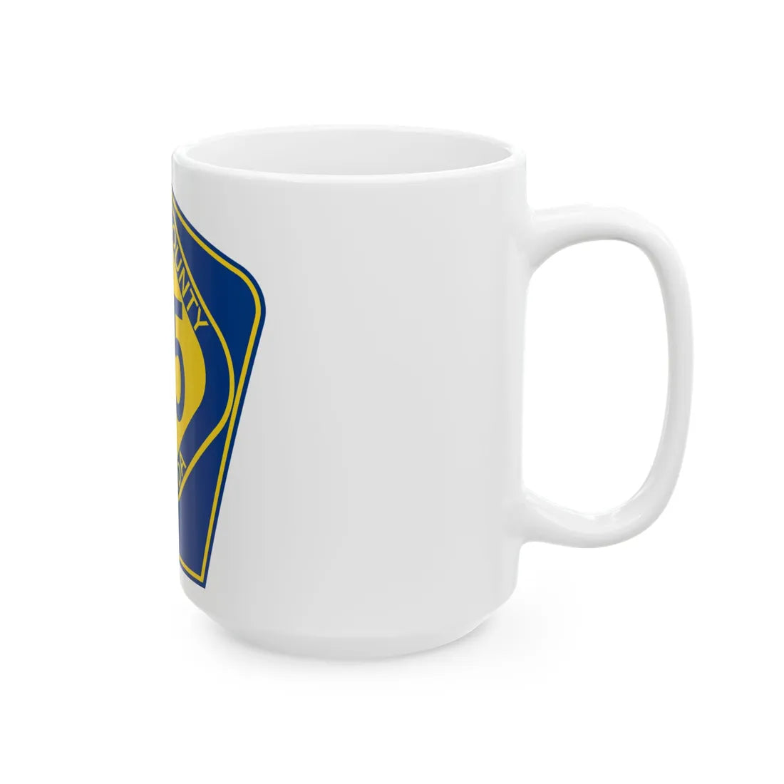 Clark County Route 215 NV (Nevada) (Road Sign) White Coffee Mug - Go Mug Yourself