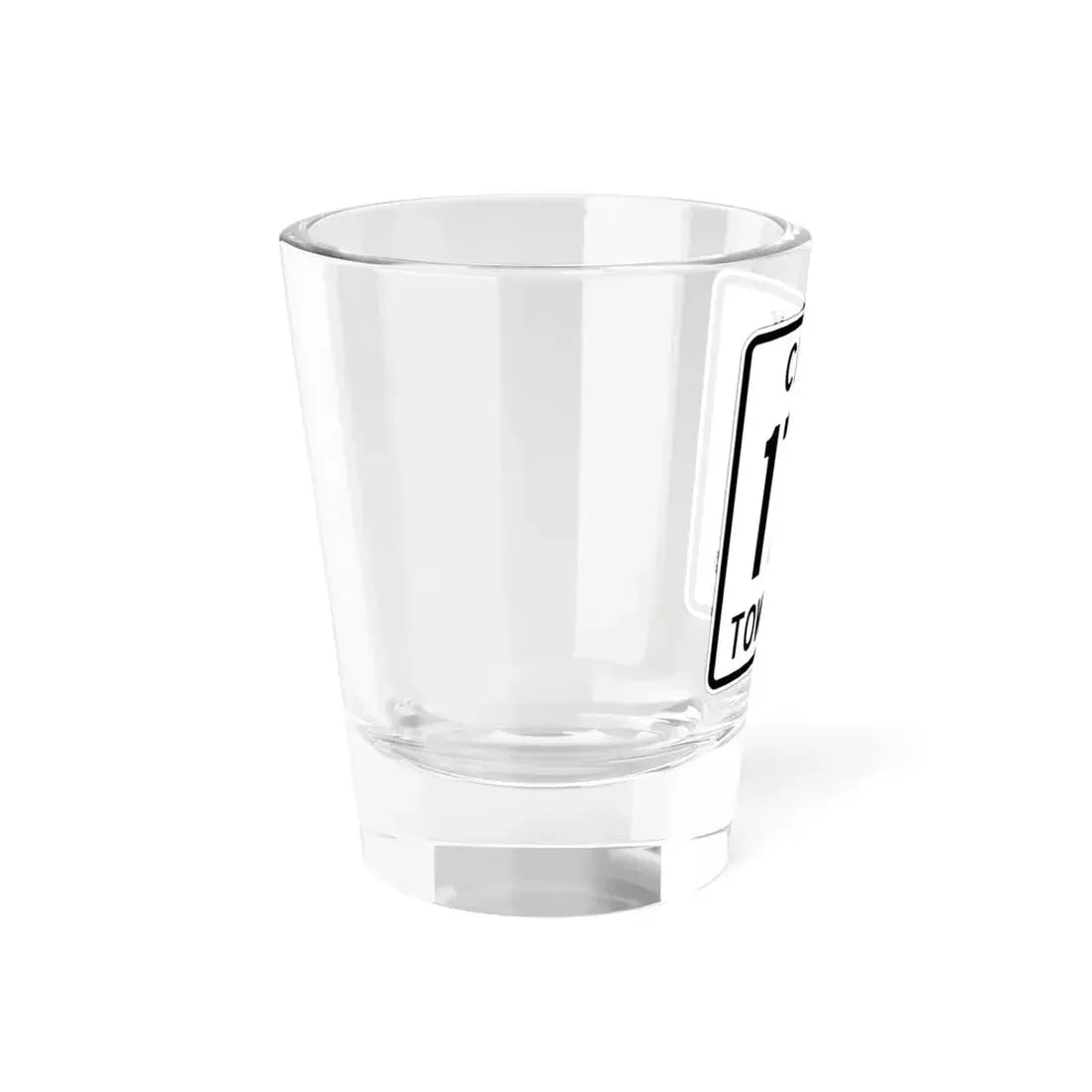 Clark Township Route 177 Holmes County Ohio (Ohio) (Road Sign) Shot Glass 1.5oz - Go Mug Yourself