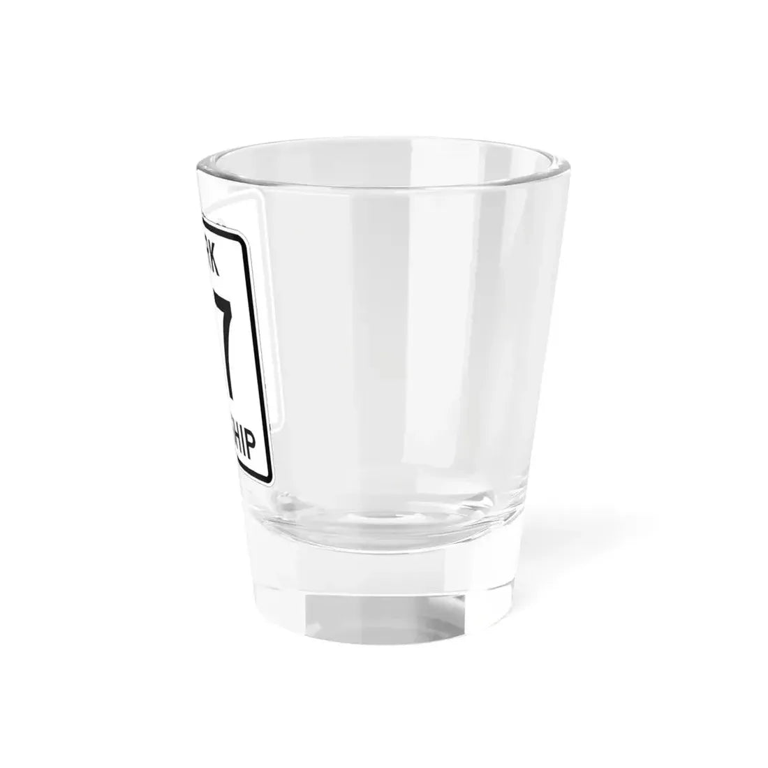 Clark Township Route 177 Holmes County Ohio (Ohio) (Road Sign) Shot Glass 1.5oz - Go Mug Yourself