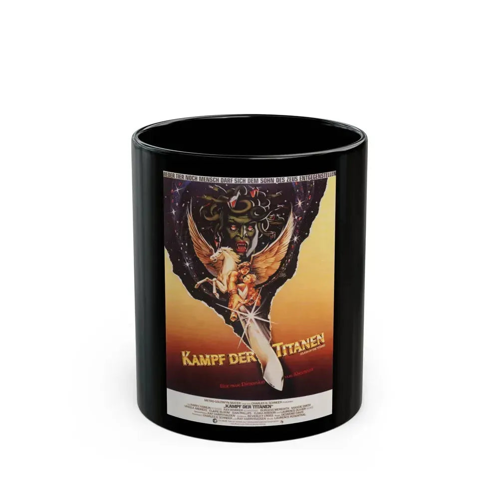 CLASH OF THE TITANS (2) 1981 Movie Poster - Black Coffee Mug 11oz - Go Mug Yourself