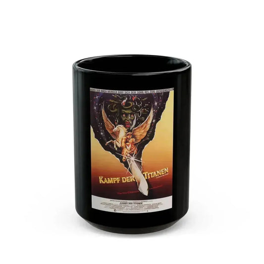 CLASH OF THE TITANS (2) 1981 Movie Poster - Black Coffee Mug 15oz - Go Mug Yourself